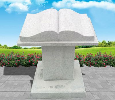 汉白玉石雕公园广场书雕塑