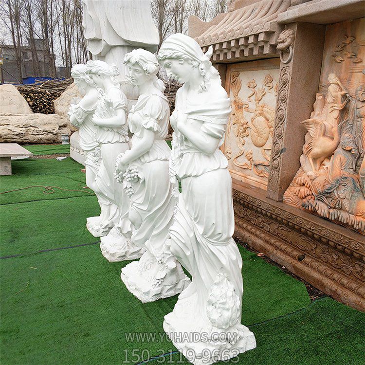 汉白玉西方美女石雕像雕塑