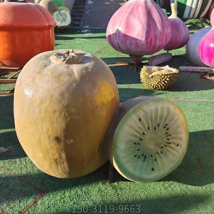 公园大型玻璃钢仿真水果景观雕塑
