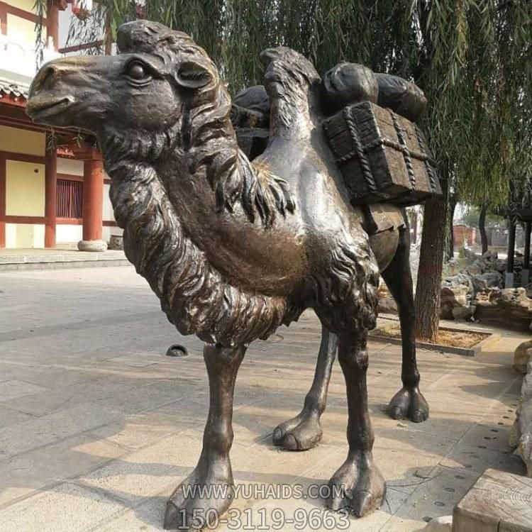 园林广场大型动物景观铜雕骆驼雕塑