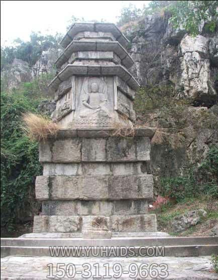 寺院景观古代舍利塔雕塑