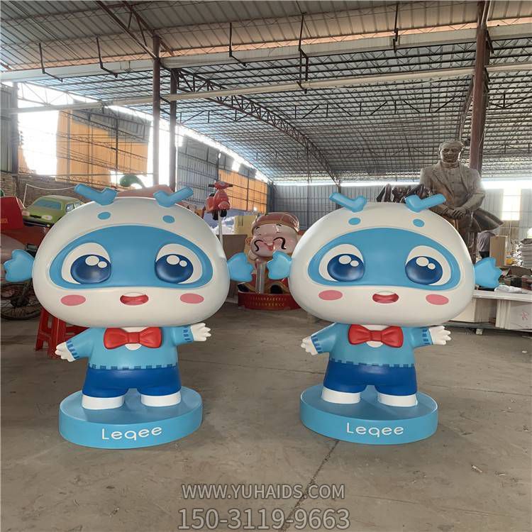 商场户外玻璃钢卡通公仔雕塑