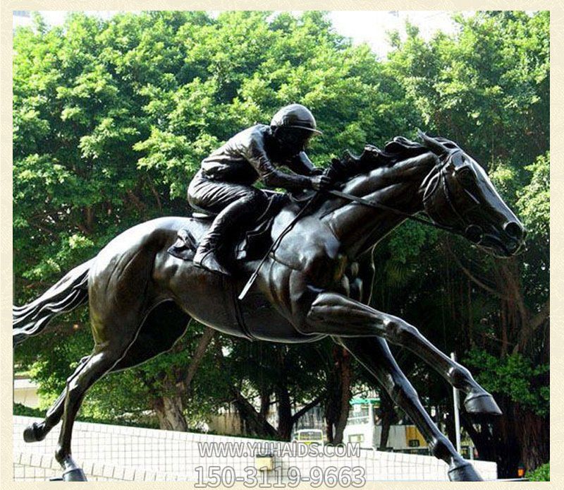 广场景观铜雕骑马雕塑