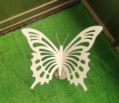 不锈钢抽象酒店蝴蝶雕塑