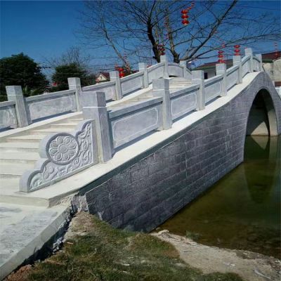 城市河道花岗岩石雕围栏雕塑