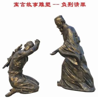 寓言故事民俗农耕铸铜人物雕塑