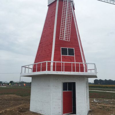 大型户外不锈钢风车雕塑