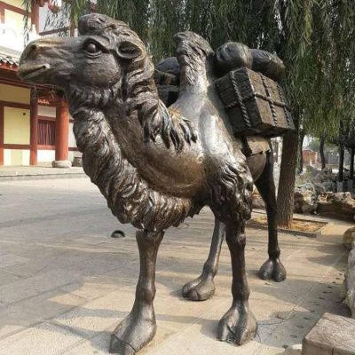 园林广场大型动物景观铜雕骆驼