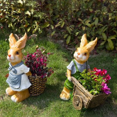 户外园林景观摆件仿真动物摆件兔子雕塑