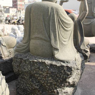 园林景区大型石雕十八罗汉雕塑