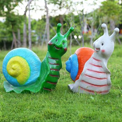玻璃钢蜗牛雕塑公园广场动物景观美陈装饰品摆件