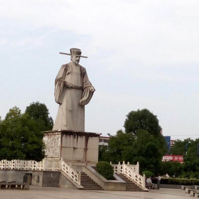 大型公园广场汉白玉浮雕法医学家宋慈石雕塑