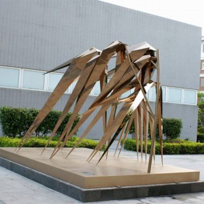 园林广场不锈钢户外大型抽象创意景观雕塑