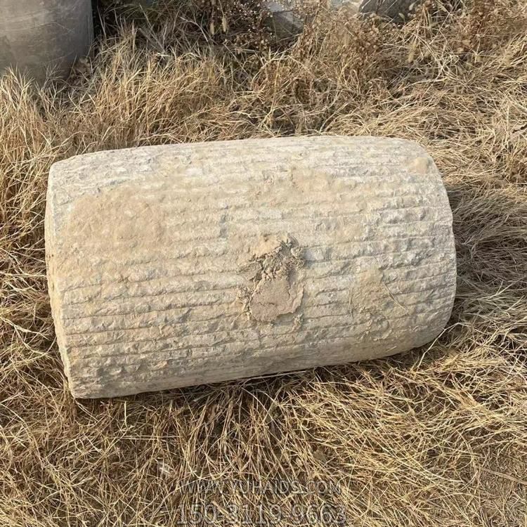 仿古大理石石雕石柱摆件雕塑