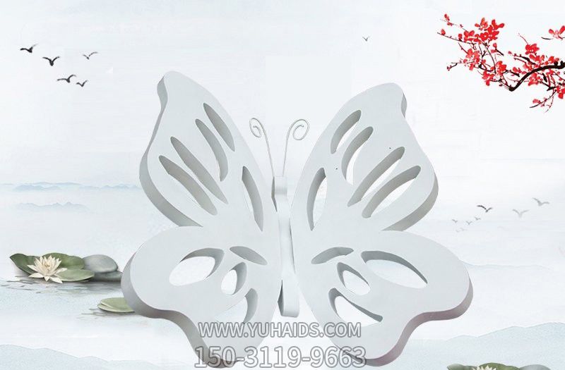 不锈钢创意校园蝴蝶雕塑