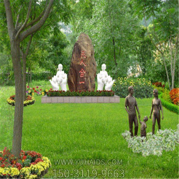 户外园林摆放大理石人物景观雕像雕塑