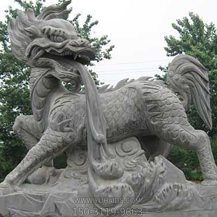 酒店别墅门口镇宅动物石雕 狮子雕塑