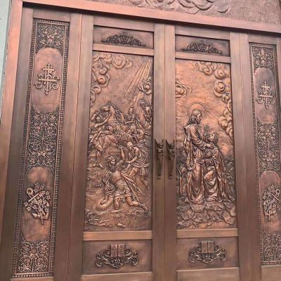 紫铜浮雕刻画