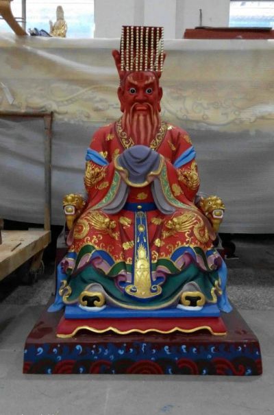 树脂彩绘寺庙供奉神佛菩萨八大家族雕塑