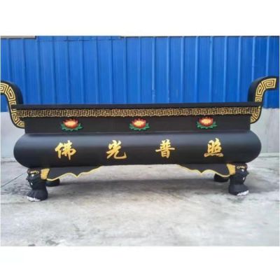 寺庙长方形祈福纳福上香铜香炉