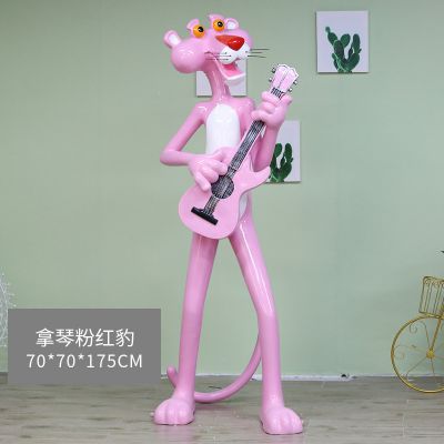 室内树脂粉红豹个性创意雕塑
