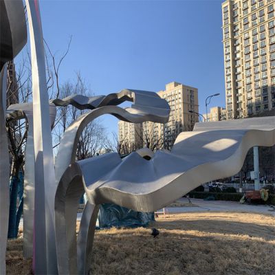 不锈钢创意户外公园景观雕塑