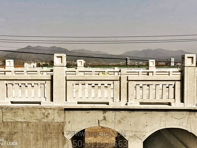 村庄现代桥梁大理石护栏雕塑