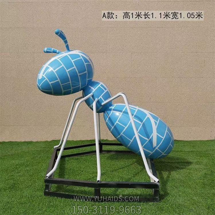 玻璃钢彩绘园林蚂蚁景观雕塑
