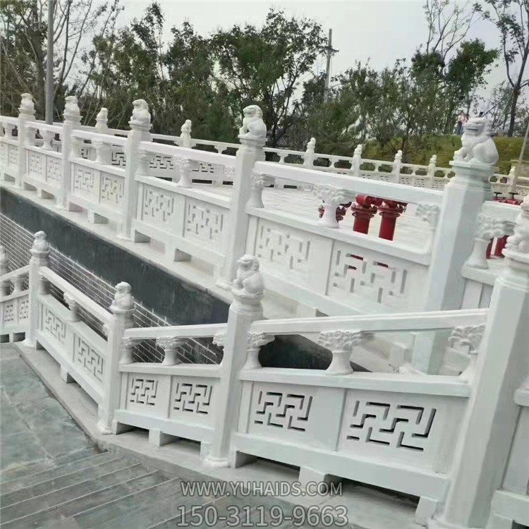 景区广场大理石雕刻石栏杆栏板雕塑