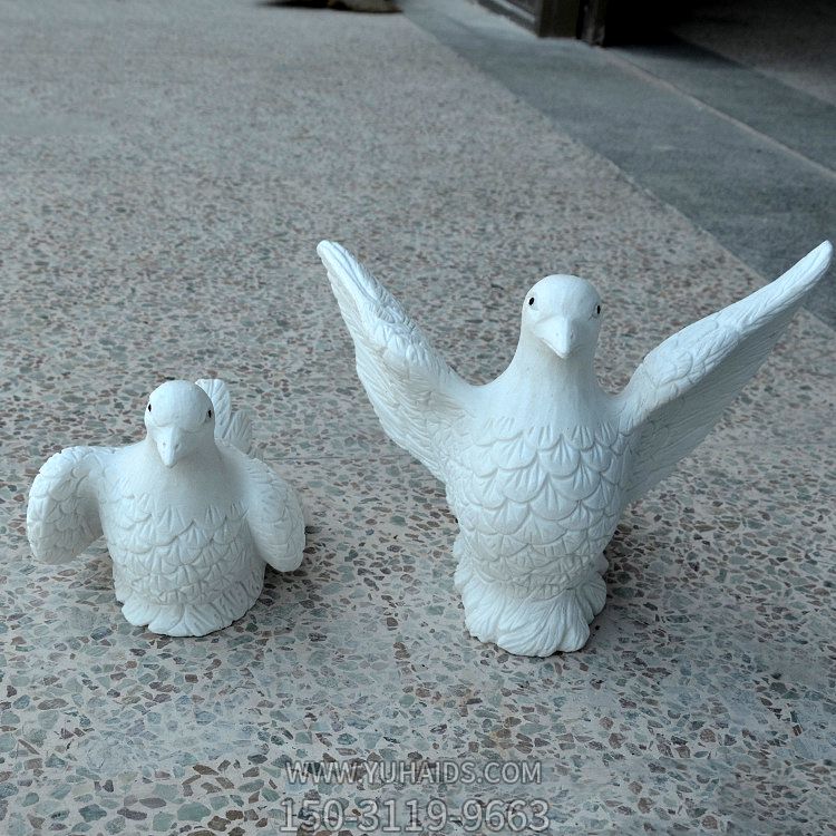 公园别墅玻璃钢树脂创意鸽子景观雕塑