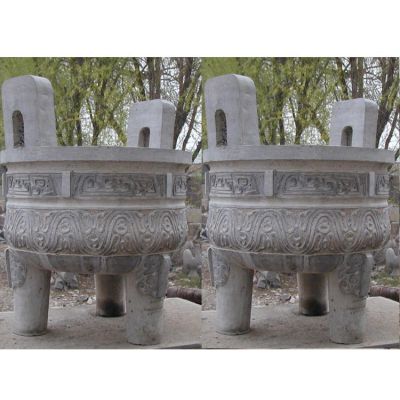 大型寺庙香炉鼎雕塑