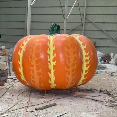 农场户外玻璃钢仿真大南瓜雕塑