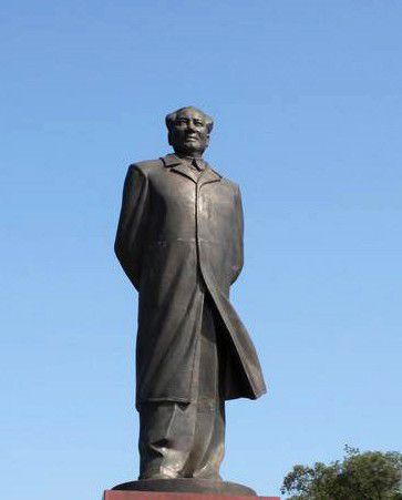 校园伟人铜雕毛主席毛泽东雕塑