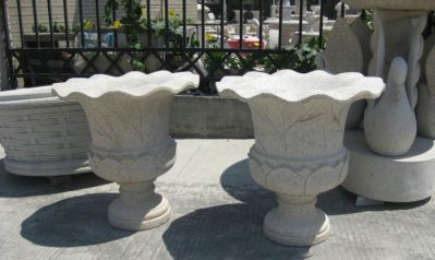 公园景区大理石石雕欧式花盆雕塑