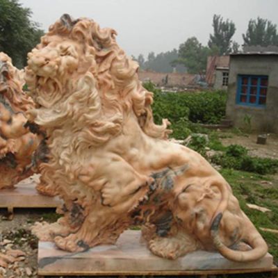 别墅小区大型镇宅神兽狮子雕塑