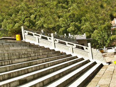 寺庙台阶大理石扶手栏杆