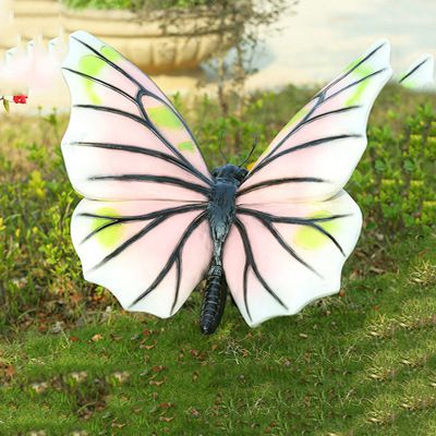 不锈钢创意农场蝴蝶雕塑