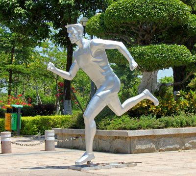 景观户外跑步打篮球运动人物玻璃钢雕塑