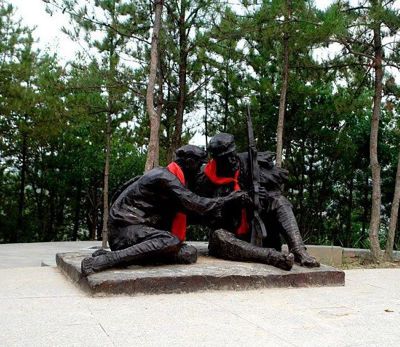 抗战时期人物广场纪念铜雕抗战雕塑