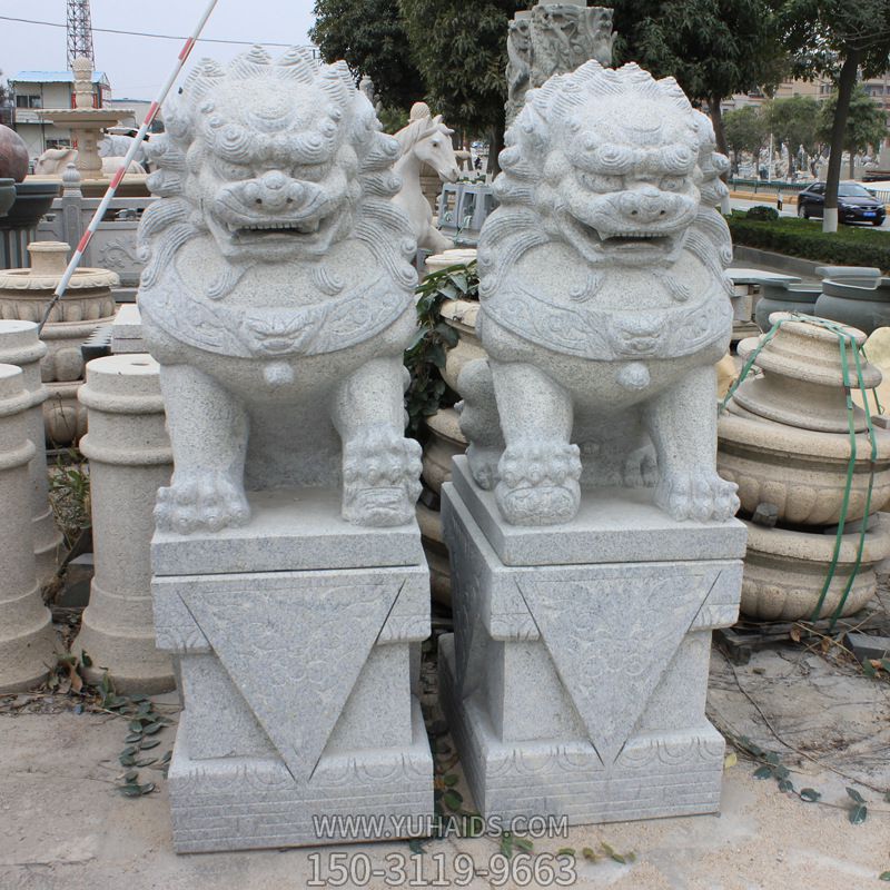 雕塑雕塑 景区祠堂创意大理石狮子<a href=