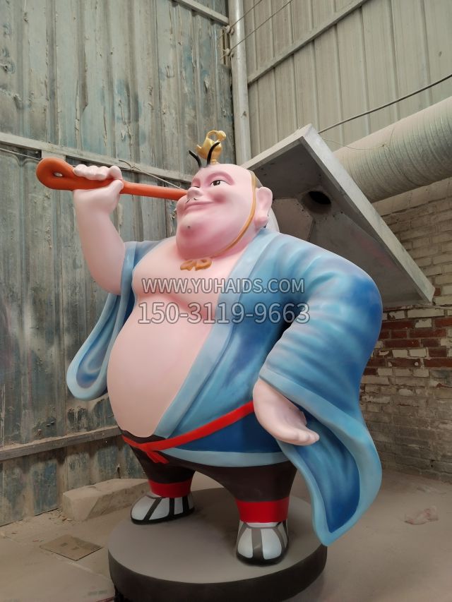 太乙真人玻璃钢动漫人物雕塑