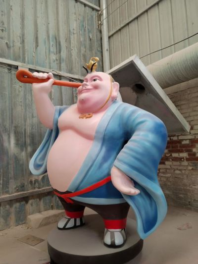 太乙真人玻璃钢动漫人物雕塑