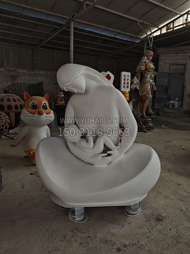 母亲——玻璃钢艺术人物雕塑摆件