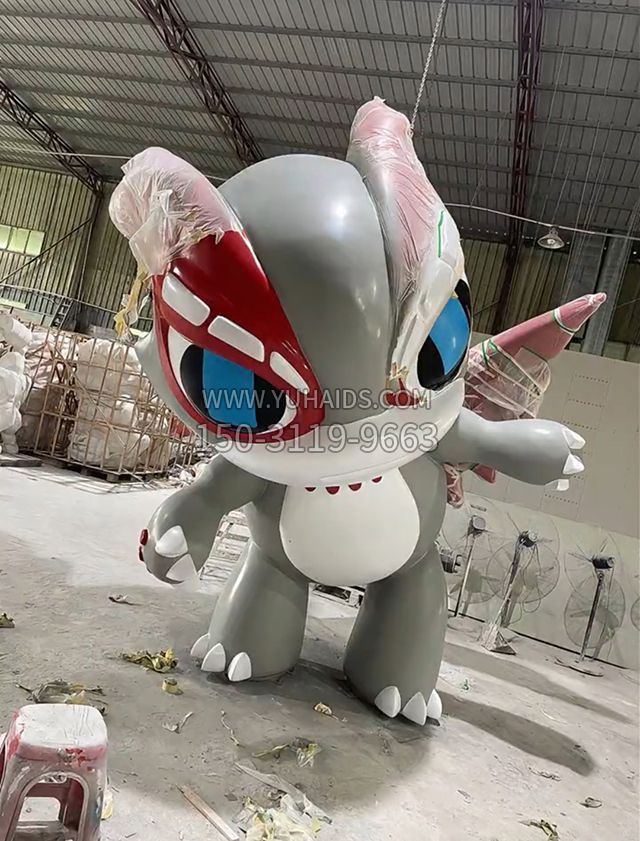 泡沫雕刻卡通动漫人物公仔雕塑
