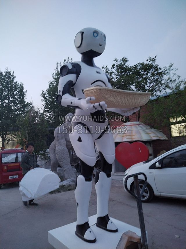 机器人玻璃钢雕塑