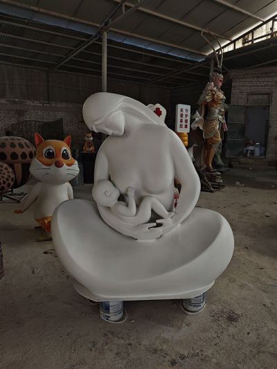 母亲——玻璃钢艺术人物雕塑摆件