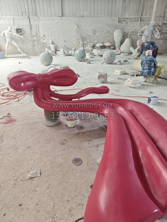 蝴蝶结飘带 (1)雕塑