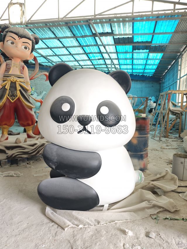 泡雕熊猫 (1)雕塑