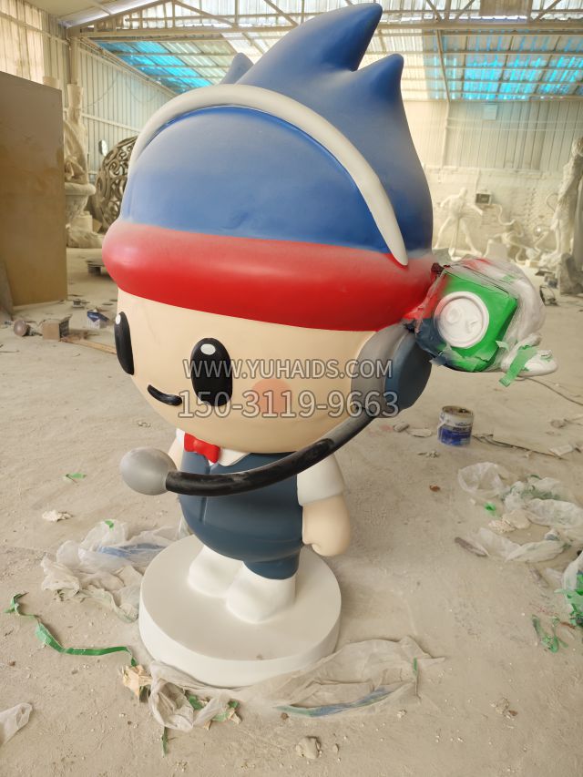 卡通现代客服 (5)雕塑