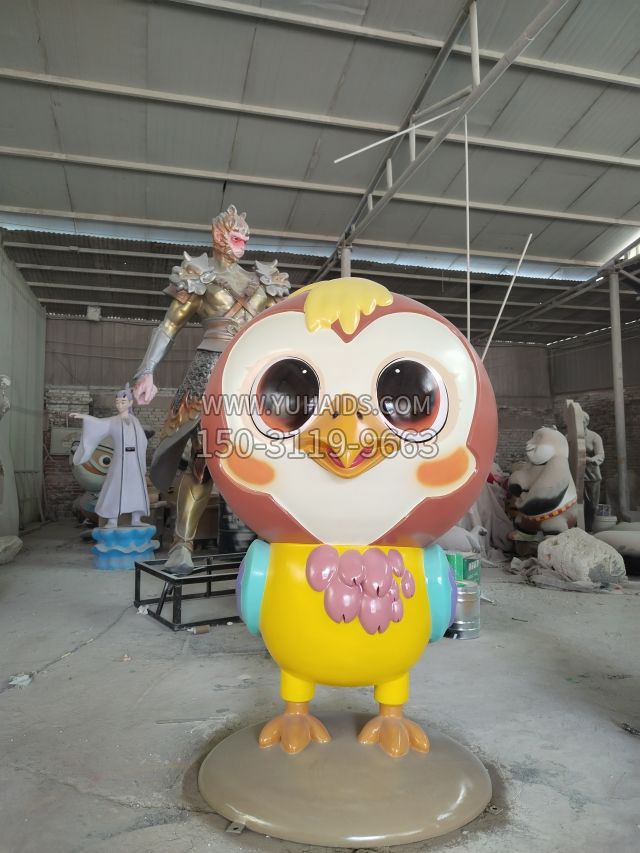 卡通小鸟 (3)雕塑